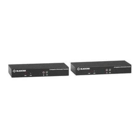 Black Box KVXLCDP-100 KVM Extender Catx - 4K SH DP USB 2.0 Serial Audio Local Video