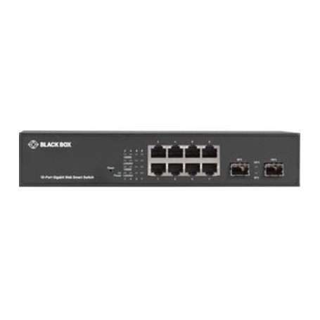 Black Box LGB710A Gigabit Web Smart Switch 10 Port Us Intl Not Japan