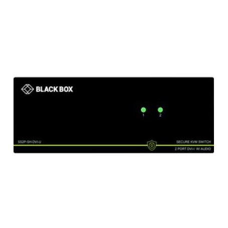 Black Box 2 Port Secure KVM Switch SH DVI-I USB