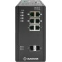 Black Box LIE1082A 8-Port Managed Gigabit PoE+ Ethernet Switch, 2 SFP Slots