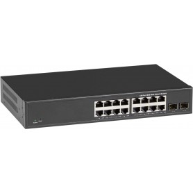 Black Box LGB2118A-R2 18-Port Gigabit Ethernet Web Smart Switch, 2 SFP