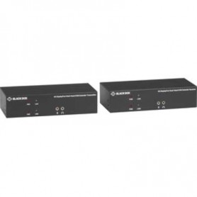 Black Box KVXLCDPF-200 KVM Extender Over FIBER4K Dual-Head Displayport USB 2.0