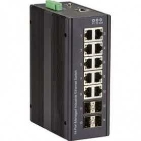 Black Box LIG1014A 14-Port Managed Gigabit Ethernet Switch with 4 SFP Slots