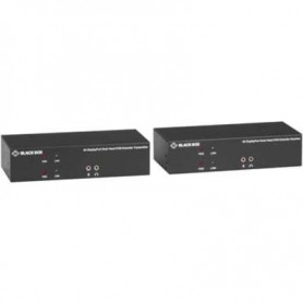 Black Box KVXLCDP-200 KVM Extender Over Catx 4K Dual-Head Displayport USB 2.0