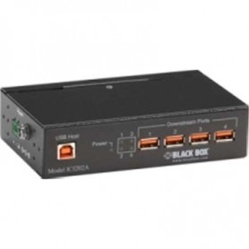 Black Box ICI202A Industrial USB 2.0 Hub with Isolation, 4-Ports