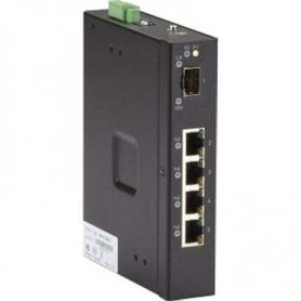 Black Box LIE401A 5-Port Unmanaged Gigabit PoE++ Switch, 1 SFP, Extreme Temps