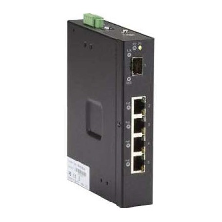 Black Box LIE401A 5-Port Unmanaged Gigabit PoE++ Switch, 1 SFP, Extreme Temps