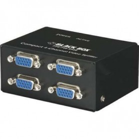 Black Box AC1056A-4 4-Channel Compact VGA Video Splitter