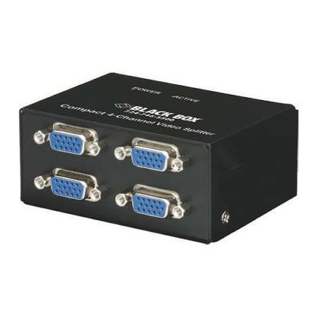 Black Box AC1056A-4 4-Channel Compact VGA Video Splitter