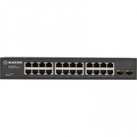Black Box LGB2126A 26-Port Gigabit Ethernet Web Smart Switch, 2 SFP