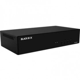 Black Box KVS4-2004VX NIAP4 Secure KVM Switch 4 Port Dual Head DP CAC
