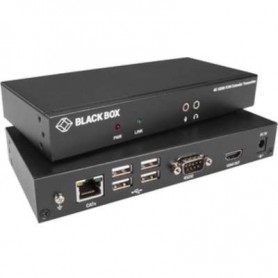 Black Box KVXLCH-100 KVX Series HDMI 4K KVM Extender, SH, TX+RX