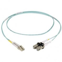 Black Box EFNT010-010M-LCLC10-Gigabit Multimode Fiber Optic Cable, 50-Micron, LC/LC