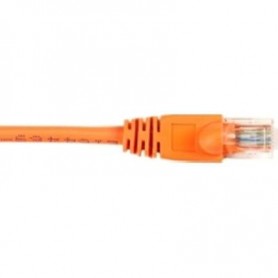 Black Box CAT6PC-006-OR 6FT CAT6 Orange Molded Boot Stranded Patch Cable Value Line