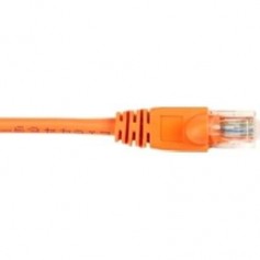 Black Box CAT6PC-006-OR 6FT CAT6 Orange Molded Boot Stranded Patch Cable Value Line