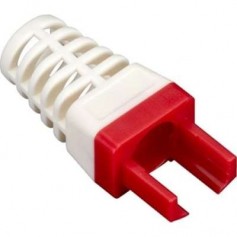 Black Box C6EZ-BOOT-RD EZ-RJ45 CAT6 Strain-Relief Boots Red (25-Pack)