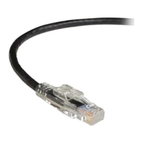Black Box C6PC70-BK-01 GigaTrue 3 CAT6 550-MHz Lockable Patch Cable (UTP) - Black - patc