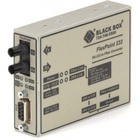 Black Box  ME662A-SST FlexPoint Modular Media Converter RS-232 to Fiber Single Mode