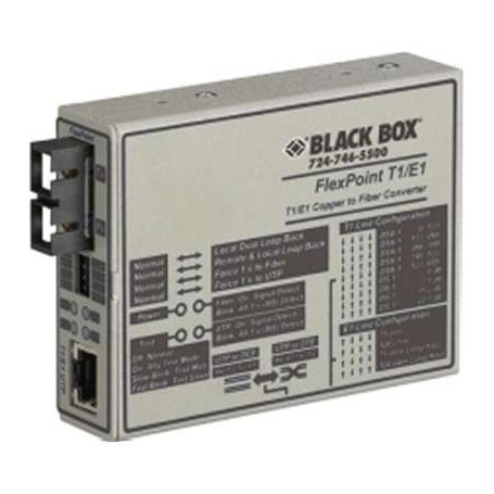 Black Box MT662A-MSC Flexpoint T1/E1 to Fiber Line Driver, MU