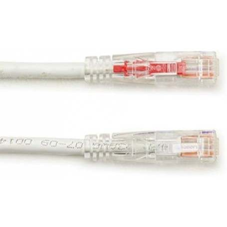 Black Box C6PC70-WH-15, 15' CAT6 Lockable Patch Cable