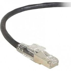 Black Box C6PC70S-BK-02 CAT6 250-MHz Locking Snagless Stranded Ethernet Patch Cable 2Ft