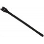 Black Box FT9120 Wrap Black Basic Hook and Loop Cable,10 Pack