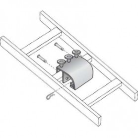 Black Box RM867-R2 Ladder Rack Radius Drop Kit, Black