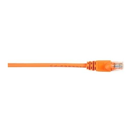 Black Box  CAT5EPC-006-OR 6FT CAT5E Orange Molded Boot Stranded Patch Cable Value Line