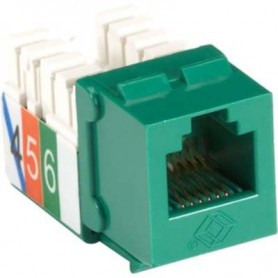 Black Box FMT241 Usoc RJ-11 Jack, Green, Single-Pack