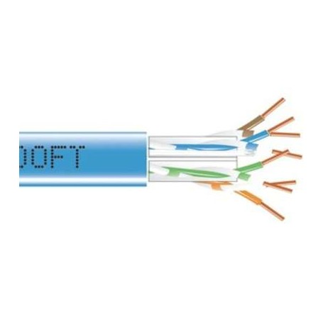Black Box EYN877B-PB-1000 Giga true 550 CAT6 Bulk PLN Gray 1000FT