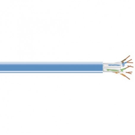 Black Box C5E-CM-SLD-BL Value Line 1,000FT Cat5e Solid Bulk 4PR Cable UTP CM PVC Blue