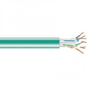Black Box C6ABC51-GN-1000 Bulk 1000FT CAT6A Green Plenum Solid Cable 650MHz