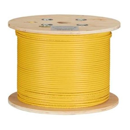 Black Box C6ABC51-YL-1000 1000FT CAT6A Yellow Solid Plenum Cable
