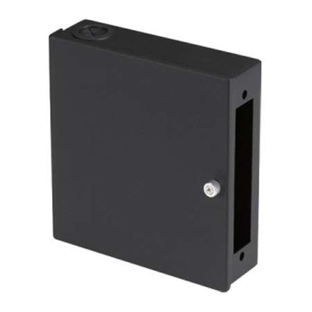 Black Box JPM399A-R2 Mini Wallmount Fiber Enclosure One Adapter Panel Non-Locking