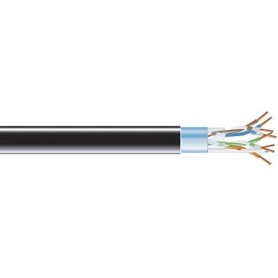 Black Box EVNSL0508A-1000 CAT5e bulk cable - 1000 ft - black