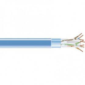 Black Box EVNSL0601A-1000 1000FT CAT6 Shielded 400-MHz Solid Bulk Cable - Blue Plenum