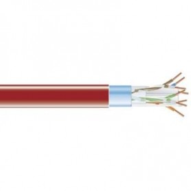 Black Box EVNSL0606A-1000 CAT6 Shielded 400-MHz Solid Bulk Cable Red