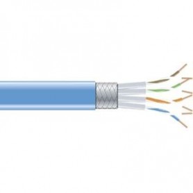 Black Box EVNSL0272BL-1000 1000FT/304.8M CAT6 Blur Shlded Stranded Bulk SSTP Pimf Cable 250MHz