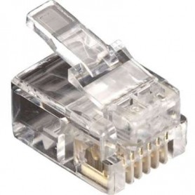 Black Box FMTP611-10PAK RJ-11 Modular Connectors, 6-Wire, 10-Pac