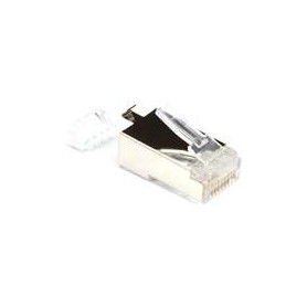 Black Box FMTP623S-100PAK 100-pack CAT6 Modular Plug for 23 AWG Wire Shielded RJ45