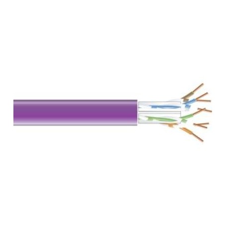 Black Box EYN864A-PB-1000 Giga true 550 CAT6 Bulk 1000 Ft, PVC Violet
