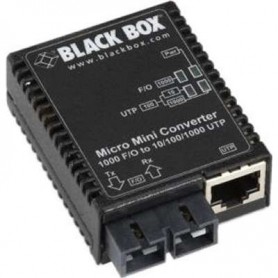 Black Box LMC4002A Gigabit Ethernet Media Converter, Multimode
