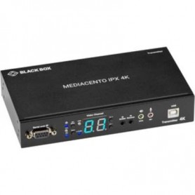 Black Box VX-HDMI-4KIP-TX Wallplate Transmitter - 4K, HDMI, VGA, HDBaseT, USB