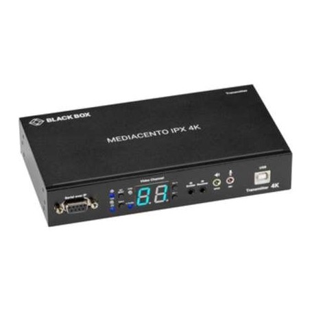 Black Box VX-HDMI-4KIP-TX Wallplate Transmitter - 4K, HDMI, VGA, HDBaseT, USB