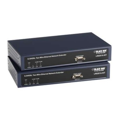 Black Box LR0201A-KIT 2-Port Managed Ethernet Extender Kit