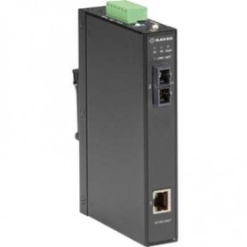 Black Box LGC282A Gigabit Industrial Media Converter Single-Mode SC
