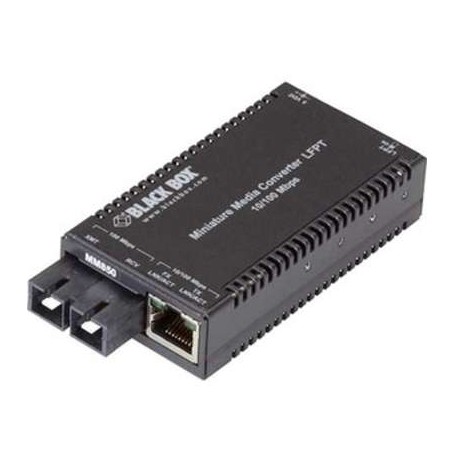 Black Box LHC040A-R4 & LHC041A-R4 Fast Ethernet Media Converter, Multi, ST/SC