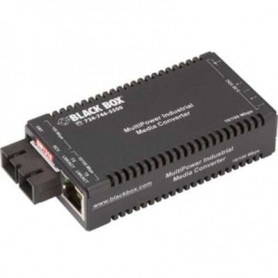Black Box LIC025A-R3 Fast Ethernet to Fiber Media Converter, SC, Singlemode