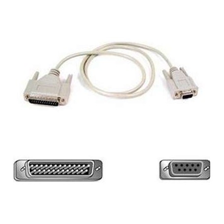 Belkin F2L088-25 PRO Series serial cable DB 9 to DB-25 25 ft