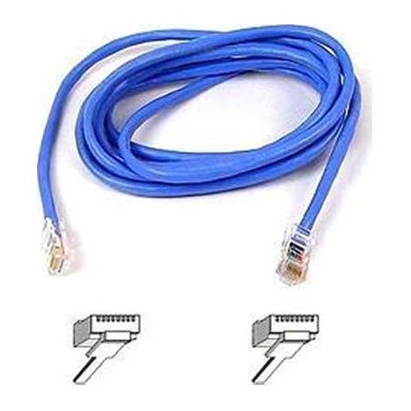 Belkin A3L791-07-BLU CAT 5e RJ45 Patch Cable 7-Ft Blue RoHS